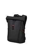 Samsonite Paradiver Light - Erweiterbarer Rolltop Laptop-Rucksack 17.3', 49 cm, 25/35 L, Schwarz
