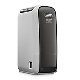 De'Longhi Tasciugo AriaDry Light DNS65, Déshumidificateur d'Air Maison, Enlève 6 Litres par Jour, Laundry Fonction, Timer 8h, Technologie des Zéolithes, 34 Décibels, 520W, Gris