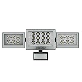 papasbox 100W LED Strahler mit Bewegungsmelder Außen Außenstrahler Scheinwerfer Aussen Fluter für Garten Garage Sportplatz mit Fernbedienung