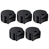 KOMUNJ 5er-Set Klarinette Gummi Thumb Daumen Rest Daumenkissen Daumenschoner, bequem Daumenschoner für Klarinette, Musikinstrumente Schutz Zubehör, Schwarz