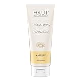 HAUTALLERLIEBST Handcreme Kamille I be NATURAL I Für raue, strapazierte und trockene Haut & Hände I Pflegecreme I 200ml