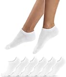 QINCAO Sneaker Socken Herren Damen 6 Paar Kurze Halbsocken Baumwolle Sportsocken Atmungsaktiv Laufsocken