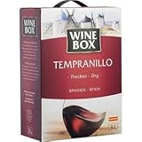Wine Box Tempranillo Spanischer Rotwein trocken, 4er Pack (4 x 3 l)