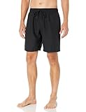 Amazon Essentials Herren Schnelltrocknende 23 cm Badehose, Schwarz, L