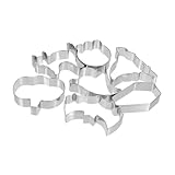 VALICLUD 7 Stück Teiliges Halloween Ausstechformen Set aus Praktische Keksformen für Kürbis Fledermaus Geist und Hexenhut für Backen und DIY Projekte zu Halloween