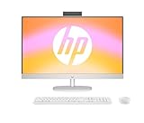 HP All-in-One Desktop-PC | 27' FHD Display | AMD Ryzen 5 7520U | 16 GB DDR5 RAM | 512 GB SSD | AMD Radeon-Grafikeinheit | Windows 11 Home | Weiß