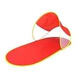 Strandmuschel Pop Up, UV-Schutz Sonnenzelt Wurfmuschel Strandzelt Für 1 Personen Tragbar Beach Zelt Mit UV-Schutz Einfacher Aufbau Sonnensegel Für Camping Garten