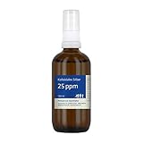 Pestalozzi Apotheke - Kolloidales Silber 25 ppm – 100% natürliches Silberwasser in Apothekenqualität, hochrein & ohne Zusatzstoffe, vielseitig anwendbar, Braunglasflasche mit Sprühknopf– 100 ml