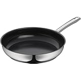 WMF Devil Bratpfanne 28 cm, Pfanne Induktion Antihaftbeschichtung, Keramikpfanne, Edelstahlgriff, Induktionspfanne für alle Herdarten geeignet, Pfanne Keramikbeschichtung, backofenfest
