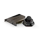 Creative Sound Blaster AE-7 — Hochauflösende PCI-e-DAC/Verstärker-Soundkarte mit diskretem Xamp-Kopfhörer-Biverstärker und grau/schwarzem Audiosteuermodul