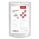 NUTRINAX | L-Arginin HCL Pulver 500g | L-Arginin Hydrochlorid - aus pflanzlicher Fermentation | vegan | ohne Füll- und Zusatzstoffe | Aminosäure Arginin