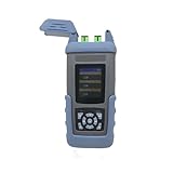 YQVEOT Glasfaserkabeltester, ST805C PON Optischer Leistungsmesser SC/APC-Adapter Akku FTTH/FTTx Glasfaser-Testwerkzeuge 1310/1490/1550 Nm