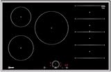NEFF T68SHV4L0, N 70, Induktionskochfeld, autarkes Glaskeramik-Kochfeld 80 cm breit, Twist Touch, Flex Induction, Home Connect, Smart Hood Automatic, aufliegend, Schwarz