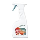 HAKA Fettreiniger Spray, löst Fett und Eingebranntes, Fettlöser für Küche, Grill, Dunstabzugshaube, materialschonend, 500ml