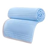 Illkjasfc Weiche, atmungsaktive Steppdecke, leicht zu falten, kompaktes Design, Tagesdecke für Camping, Strand, moderne Wohnungen, Dekoration, kühlende Seidendecke