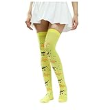 Kniestrümpfe Damen Kompressionsstrümpfe Compression Socks Oberschenkelhohe Fahrradsocken Laufstrümpfe Alltagssöckchen Damensocken Ideal für Laufen, Fitnessstudio Stützstrümpfe Stützkniestrümpfe