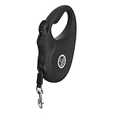 HUND IST KÖNIG® Rollleine Hundeleine 5m für kleine & große Hunde | Hochwertige Hundeleine ausziehbar mit bequemen Griff | Robuste Ausziehleine | 15-50kg