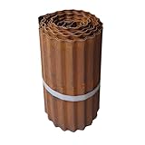 rasenkante Metall cortenstahl, rasenkanten cortenstahl, 10m Gartenkantene, Rasenkante, Biegsamer Metall Zierzaun Mit Welliger Struktur Für Terrasse Einfahrt Weg