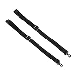 POPETPOP 2 Stück Beingurte Für Pferdedecken Schutz Deckengurt Ersatzgurte Für Pferdedecken Gaich Ersatz Der Beingurte Für Die Pferdedecke Gamasche Zubehör Nylon Schwarz