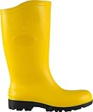 COFRA Asteroid Yellow S5 CI SR 44 GRÖSSE 44 Stiefel aus gelbem PVC mit Spitze und Folie aus antistatischem Edelstahl, Thermisch rutschhemmend