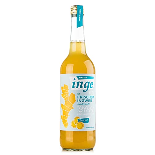 Die Inge® Ingwersirup - handgemacht aus bayerischer Manufaktur - fruchtiger Ingwer Sirup mit natürlicher Schärfe