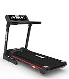 Care Fitness - Smart Laufband Indoor CT750 – bis 20 km/h, faltbar – Kinomap App – 24 Programme – 20 Neigungsstufen – leise – elektrische Laufmatte