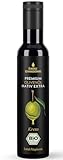 Premium BIO Olivenöl – Extra Nativ – aus Kreta Griechenland - 100% kaltgepresst - naturrein - Lichtschutzflasche aus Miron Violettglas - 1er Flasche (1x250 ml)
