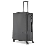 Travelite 4-Rad Hartschalenkoffer groß 96 Liter, Gepäck Serie Bali: ABS Hartschalen Trolley mit TSA Kombinationsschloss, 77 cm