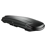 Autodachbox 500 Liter Universal - VDP Xtreme 500 schwarz, abschließbar, TÜV/GS geprüft - für Ski, Reisen & Camping