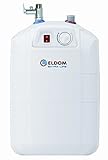 Eldom Warmwasserspeicher/Boiler 10L Untertisch druckfest, Weiß