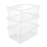 keeeper Aufbewahrungsboxen mit Air Control System, Set: 3x 11 L, Bea, Transparent