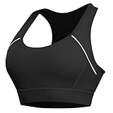 Irdcomps Damen Sport BH ohne Bügel Starker Halt Bras Sports Brüste mit Racerback für Fitness Yoga Joggen