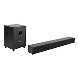 Annadue Soundbar für Heimkino Fernseher, Kabellose Bluetooth Soundbar mit 60 W Subwoofer, Surround Sound Soundbar für PCs, Spiele, Computer, Projektoren, Fernseher (EU-Stecker)