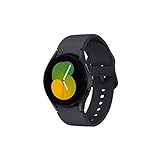 Samsung Galaxy Watch5, Runde Bluetooth Smartwatch, Wear OS, Fitnessuhr, Fitness-Tracker, 40 mm, Graphite