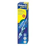 Pelikan 805629 griffix Füllhalter für Linkshänder mit Drehkappe, Bluesea, 1 Stück in Faltschachtel