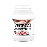 WHY SPORT VEGETAL 100% PROTEIN - pflanzliches Eiweiß - Proteinpulver - Erbsenprotein und Reis - Geschmack Kakao - 750 gr