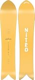 Nitro Herren Snowboard FINTWIN Board ´25, Quiver Series, Swallowtail, Cam Out Camber, Backcounty, Mid Wide Tapered