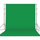 Photo Video Studio 10 X 10 Ft Chromakey Green Screen Hintergrund, Green Screen Hintergrund für Fotografie, ohne Hintergrundständer