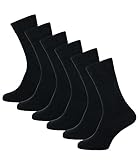 Nur Der 6er Pack Baumwolle Business Socken Classic mit Komfortbund Herren