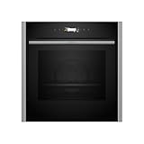 ecoclean Slide&Hide Backofen -NEFF N70 - B54CR31N0F - Schwarz - 14 Kochmodi - 59,5 x 59,6 x 54,8 cm