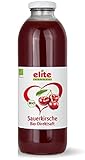 Elite Naturel Bio Sauerkirsche Muttersaft naturtrüb - 100% Direktsaft ohne Zusätze, 12x 700 ml