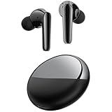 oraolo Bluetooth-Kopfhörer, Bluetooth 5.3 kabellose Kopfhörer, wirklich kabellos, 30 Stunden, Typ-C-Aufladung, kabellose In-Ear-Kopfhörer, IPX6, klare Sprachanrufe, Schwarz