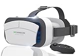 HOVSCN VR Brille für Handy 3D Virtual Reality Brille für Android/IOS 4,7'-7,2' Smartphone mit VR Controller