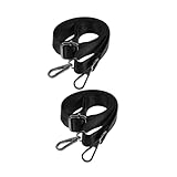 FUTUREORYY 2 Stück Beingurte für Pferdedecken Beine Western Ersatzgurte für Pferdedecken Gaich Pferdebeingurte Deckengurtband Umhängeriemen Einstellbare Gurte Nylon Schwarz