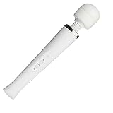 Junterone Magic Massager Wand USB Wiederaufladbare Drahtlose 10-Gang-GanzköRperhals GanzköRper-Weiß