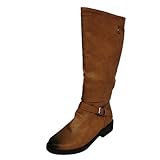 DFEK Sommerstiefel Damen mit Absatz sommerstiefeletten mit Lochmuster Kurze Gummistiefel Damen Jagd reitstiefeletten Kinder Sommerstiefel Damen mit Absatz 15.99