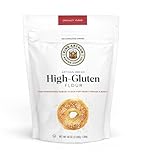 King Arthur Hoher Glutenmehl, enthält Weizenmehl (Weizenmehl, Gerstenmalz), hoher Protein, 1,4 kg, Weiß, 1,3 l