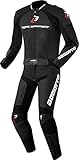 Bogotto Losail 2-Teiler Motorrad Lederkombi, schwarz, 52