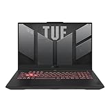 ASUS TUF Gaming A17 Laptop | 17,3' FHD entspiegeltes IPS Display | AMD Ryzen 5 7535HS | 16 GB RAM | 512 GB SSD | NVIDIA GeForce RTX 4050 | Windows 11 | QWERTZ Tastatur | Mecha Gray