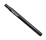 PLATT Fahrrad Sattelstütze Aluminiumlegierung MTB Sattelstütze 31,6 350mm,Schwarz